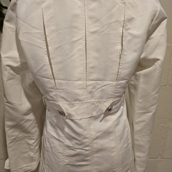 Giacca AGallery Co Lightweight Pleated Lined Jacket With Pockets Size S White. - Picture 5 of 15